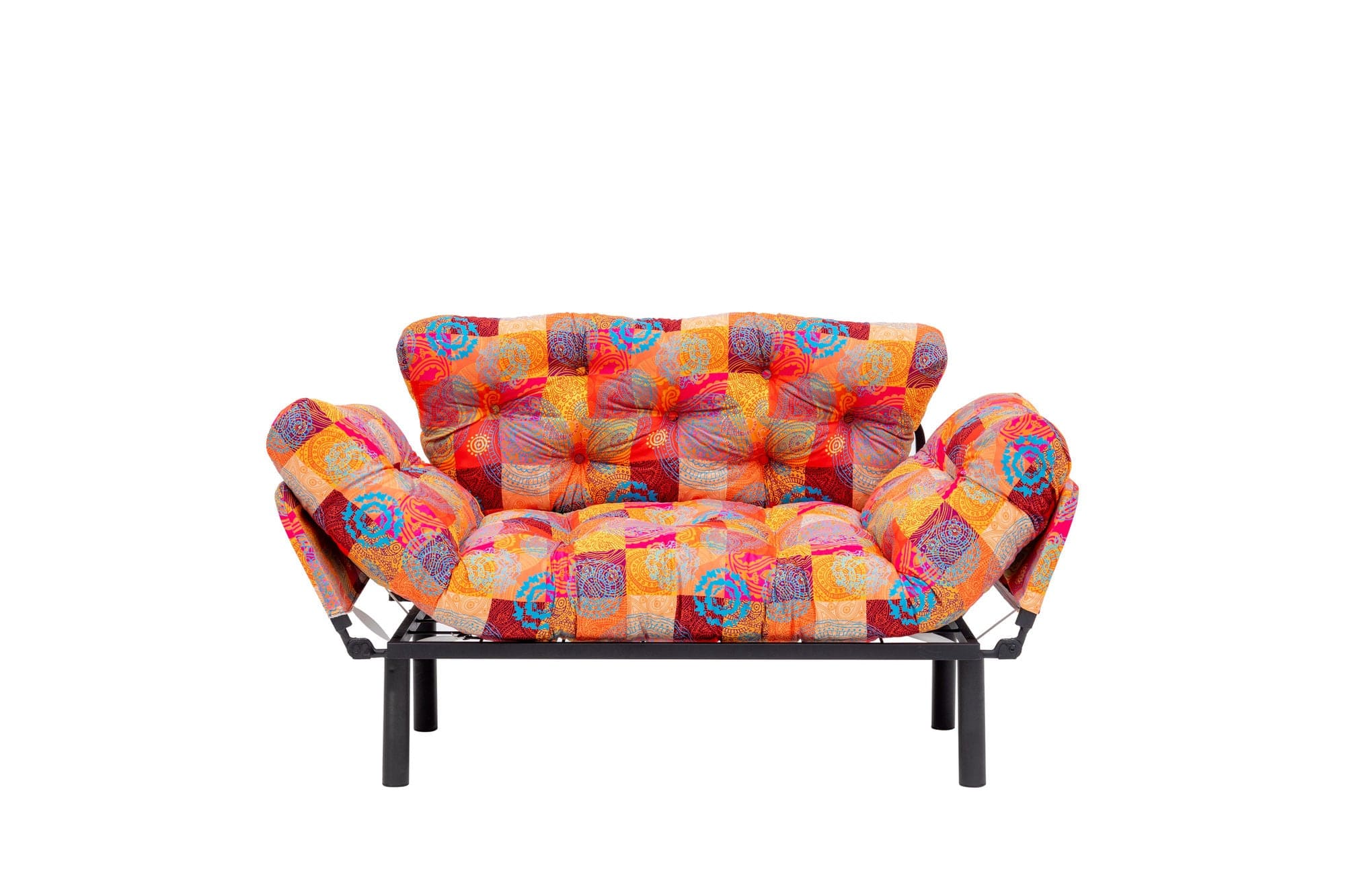 Asir Divano Letto 2 posti in tessuto Nitta Multicolore