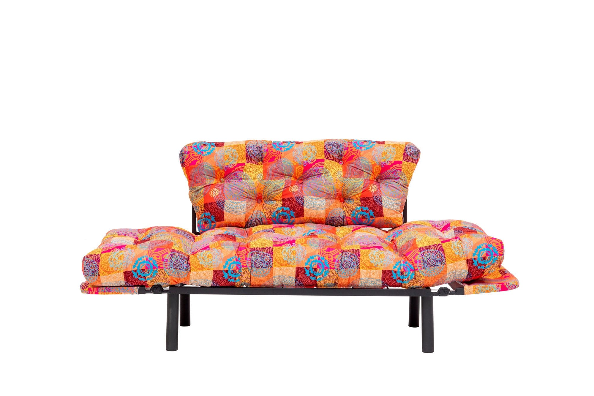 Asir Divano Letto 2 posti in tessuto Nitta Multicolore