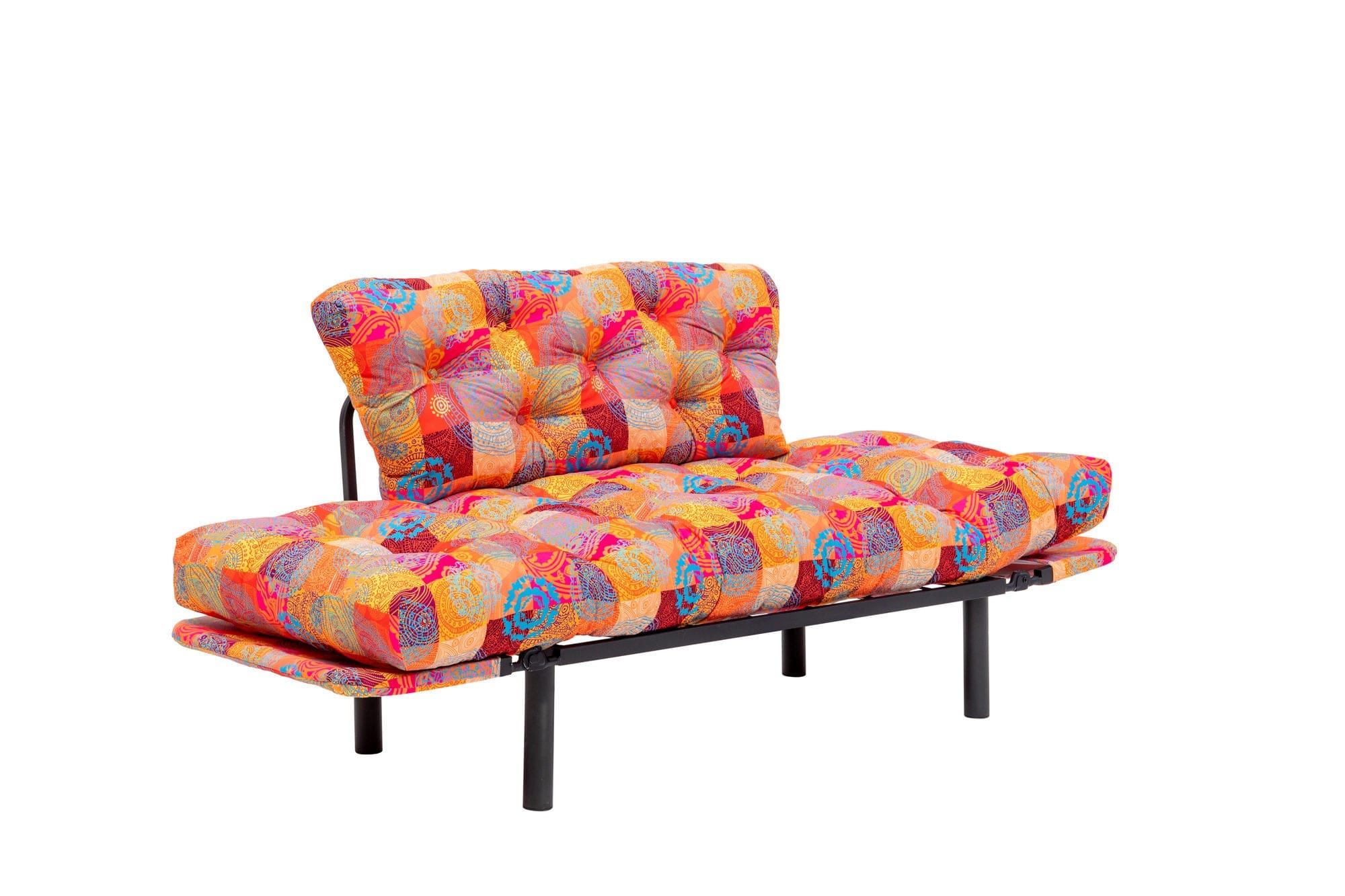 Asir Divano Letto 2 posti in tessuto Nitta Multicolore
