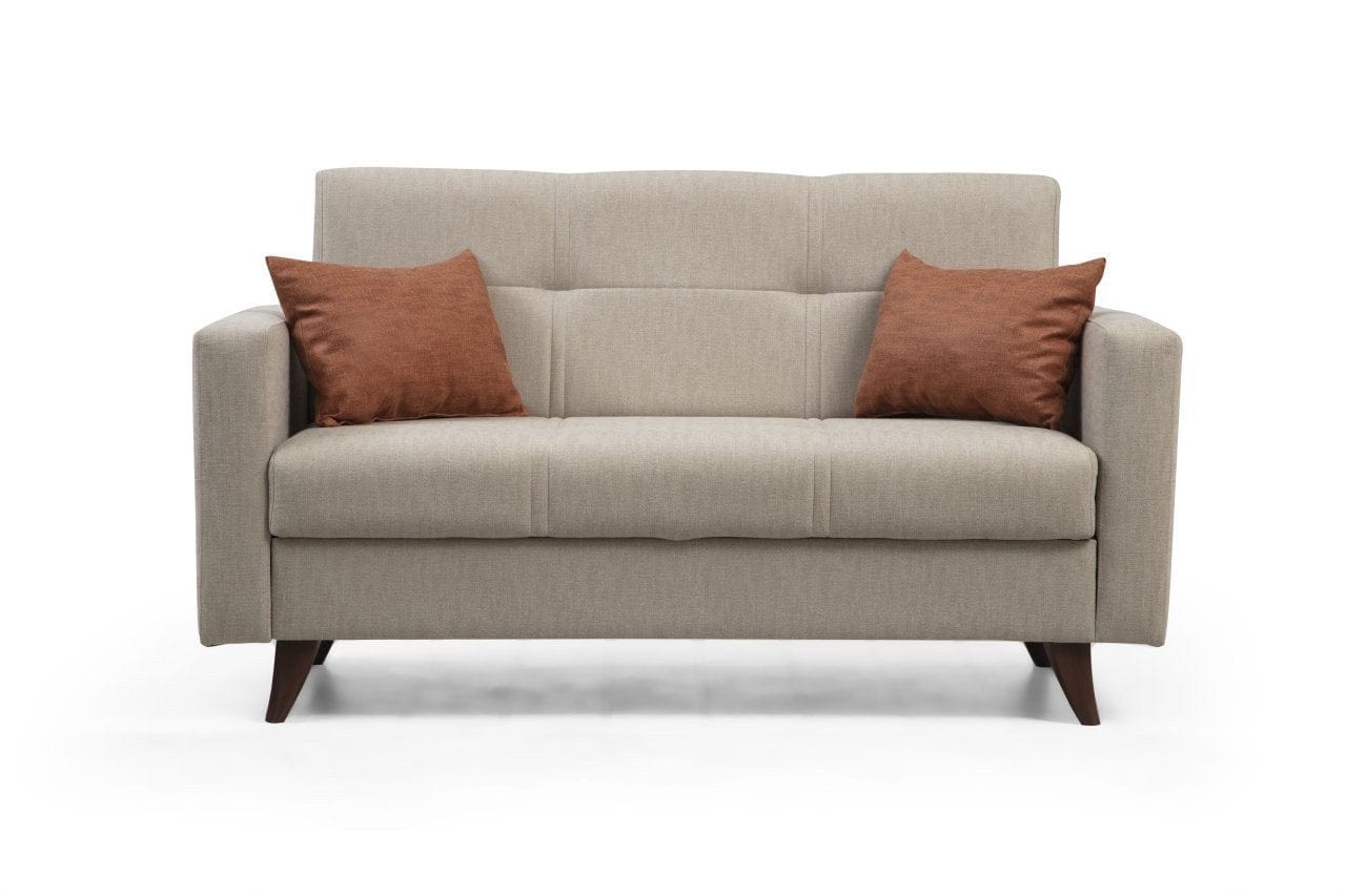 Asir Divano Letto 2 posti in tessuto Polya Beige