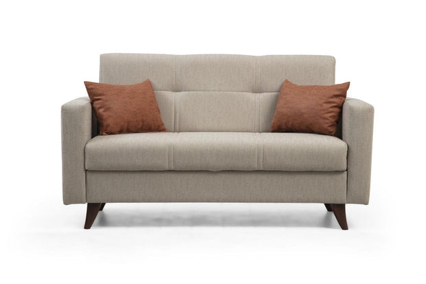 Asir Divano Letto 2 posti in tessuto Polya Beige