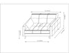 Asir Divano Letto 2 posti in tessuto Polya Beige
