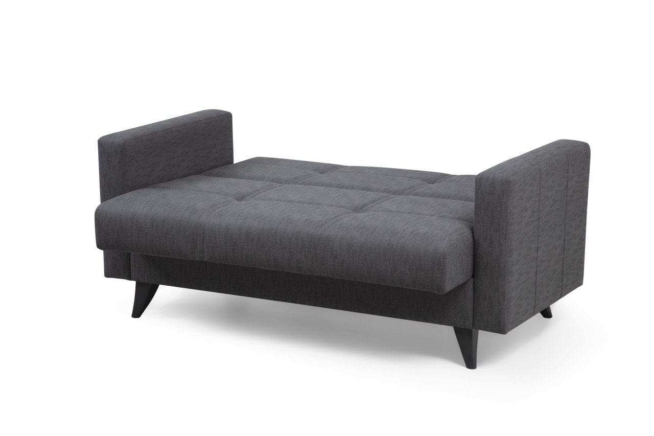 Asir Divano Letto 2 posti in tessuto Polya Grigio