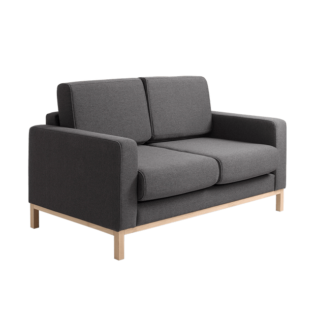 Customform Divano Letto 2 posti in tessuto Scandic Antracite