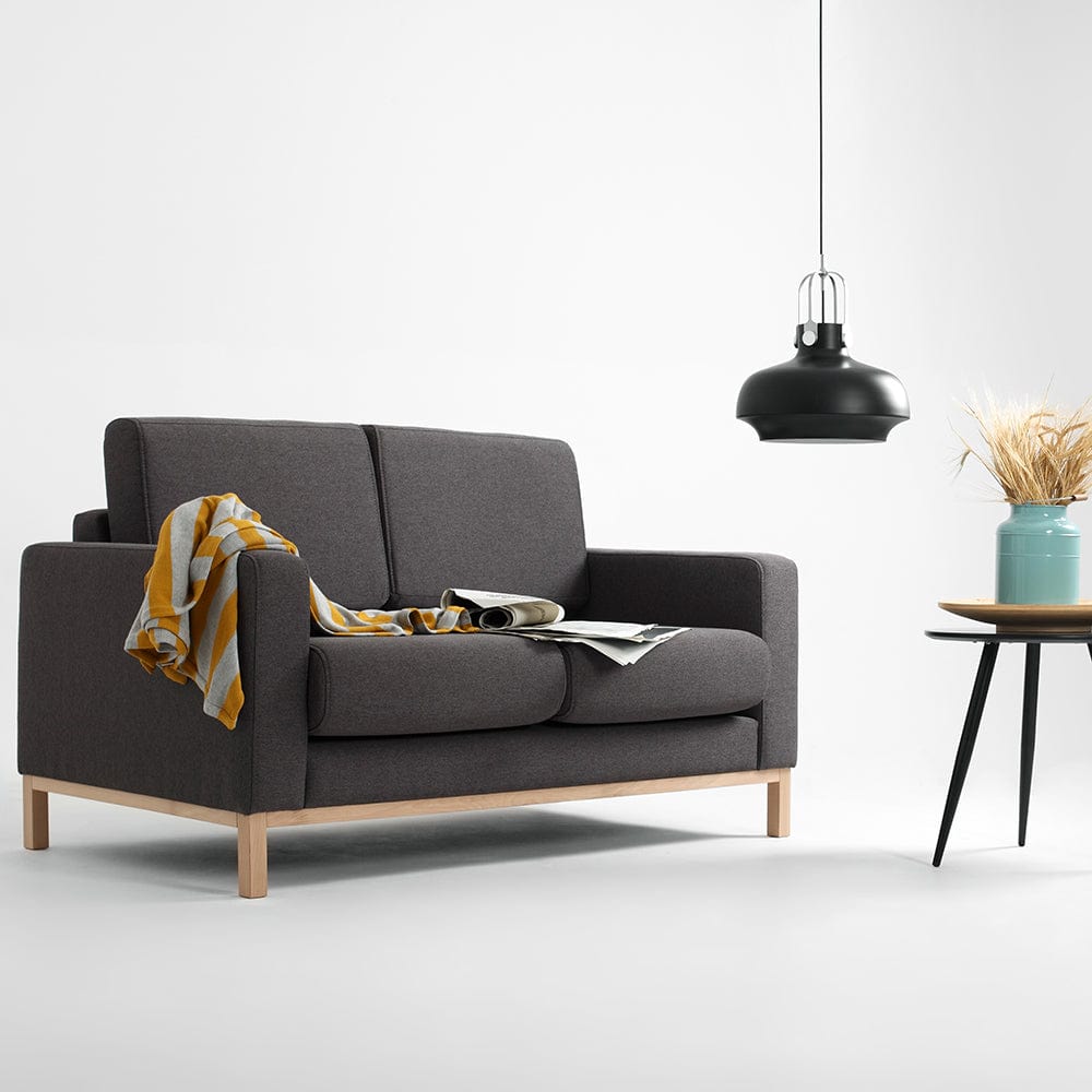 Customform Divano Letto 2 posti in tessuto Scandic Antracite