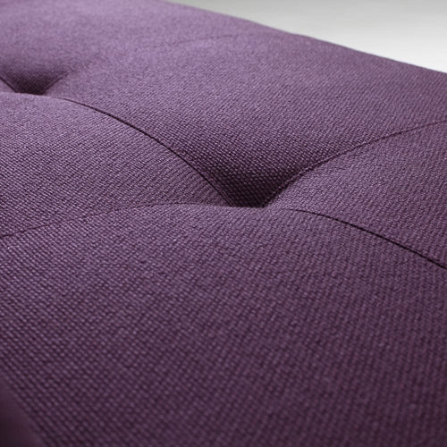 Customform Divano Letto 2 posti in tessuto Sleek Violetto