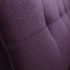 Customform Divano Letto 2 posti in tessuto Sleek Violetto