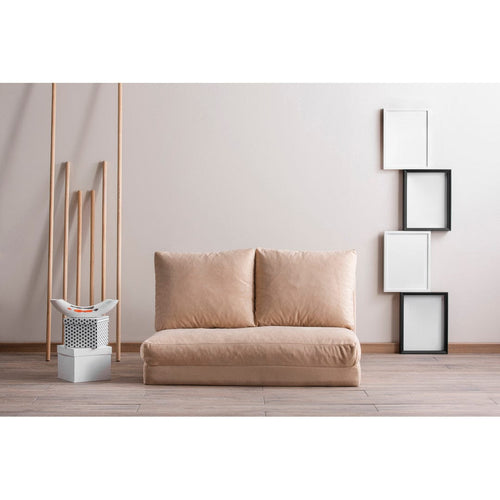 Asir Divano Letto 2 posti in tessuto Taida Crema