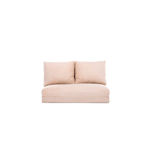 Asir Divano Letto 2 posti in tessuto Taida Crema