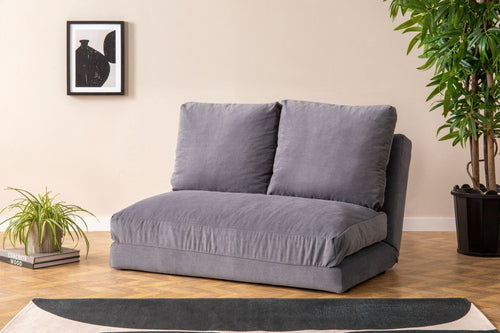 Asir Divano Letto 2 posti in tessuto Taida Grigio