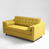 Customform Divano Letto 2 posti in tessuto Topic Giallo
