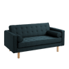 Customform Divano Letto 2 posti in tessuto Topic Wood Olio