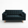 Customform Divano Letto 2 posti in tessuto Topic Wood Olio