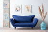 Asir Divano Letto 2 posti in tessuto Vino Blu