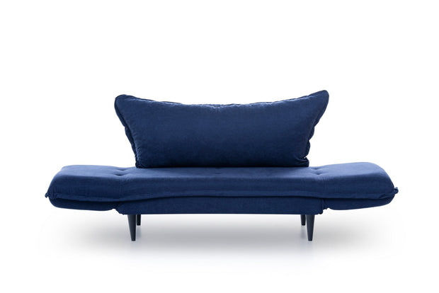 Asir Divano Letto 2 posti in tessuto Vino Blu