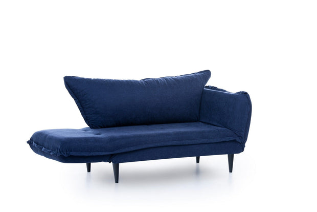Asir Divano Letto 2 posti in tessuto Vino Blu