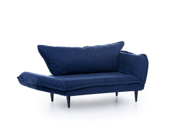 Asir Divano Letto 2 posti in tessuto Vino Blu