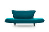 Asir Divano Letto 2 posti in tessuto Vino Blu