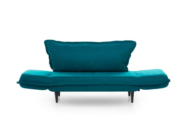 Asir Divano Letto 2 posti in tessuto Vino Blu