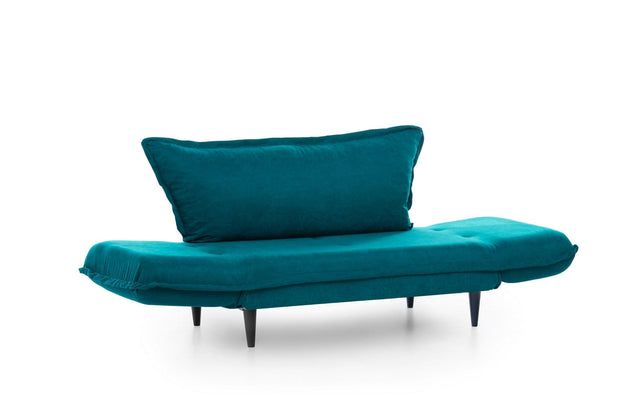 Asir Divano Letto 2 posti in tessuto Vino Blu