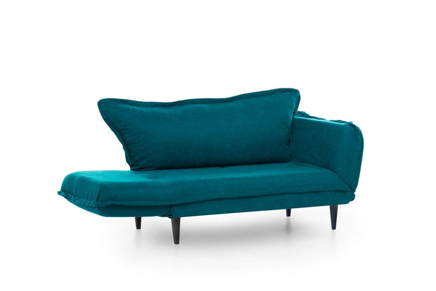 Asir Divano Letto 2 posti in tessuto Vino Blu