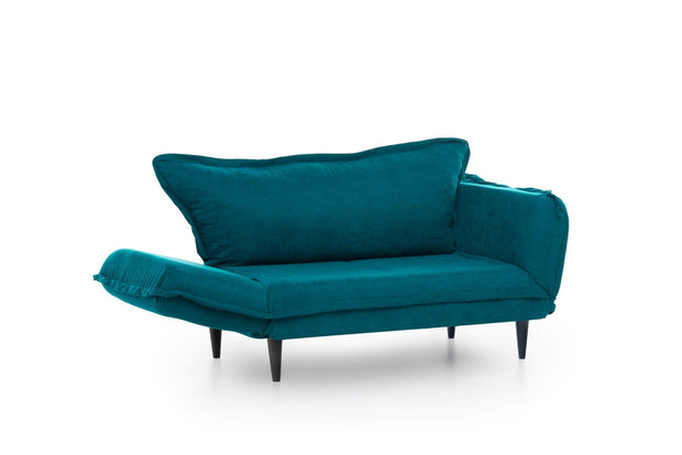 Asir Divano Letto 2 posti in tessuto Vino Blu