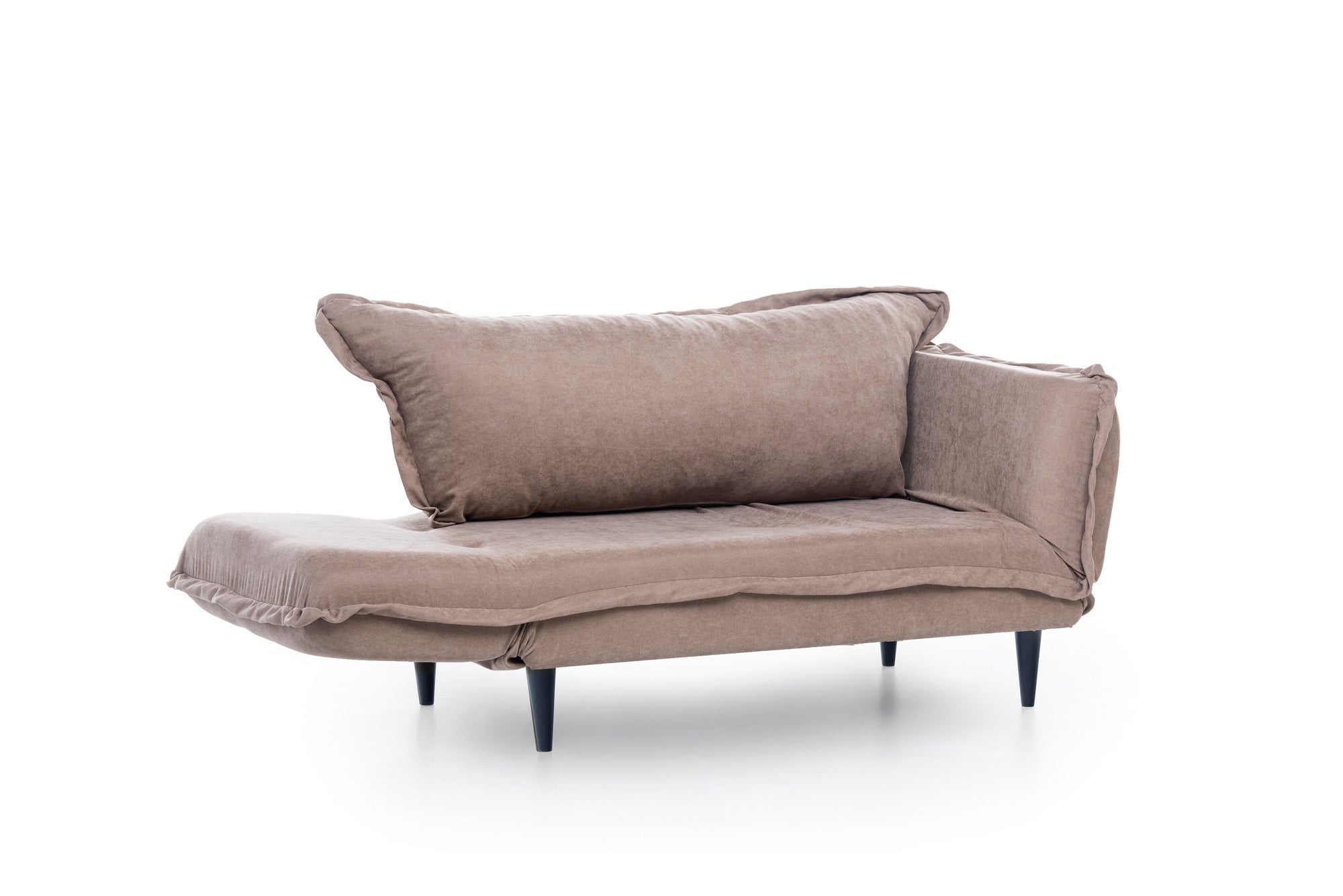 Asir Divano Letto 2 posti in tessuto Vino Cappuccino