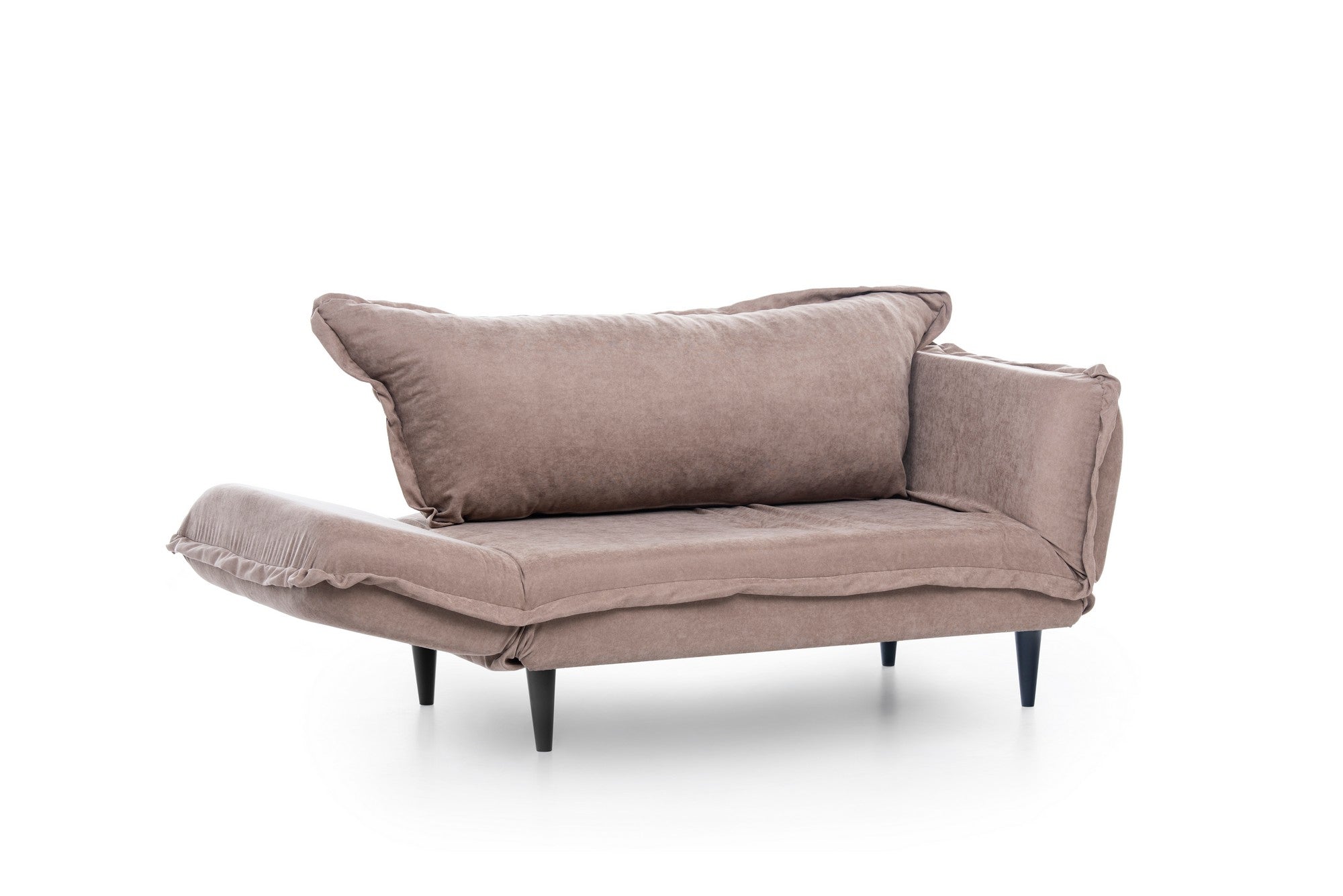 Asir Divano Letto 2 posti in tessuto Vino Cappuccino