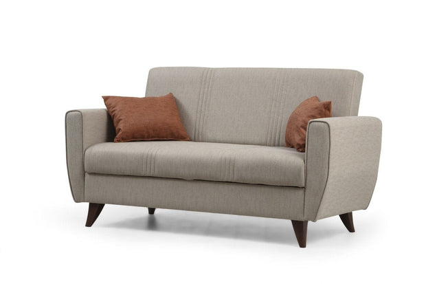 Asir Divano Letto 2 posti in tessuto Zaden Beige