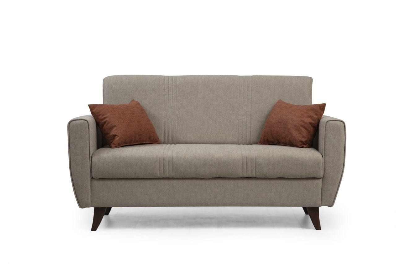 Asir Divano Letto 2 posti in tessuto Zaden Beige