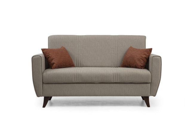 Asir Divano Letto 2 posti in tessuto Zaden Beige