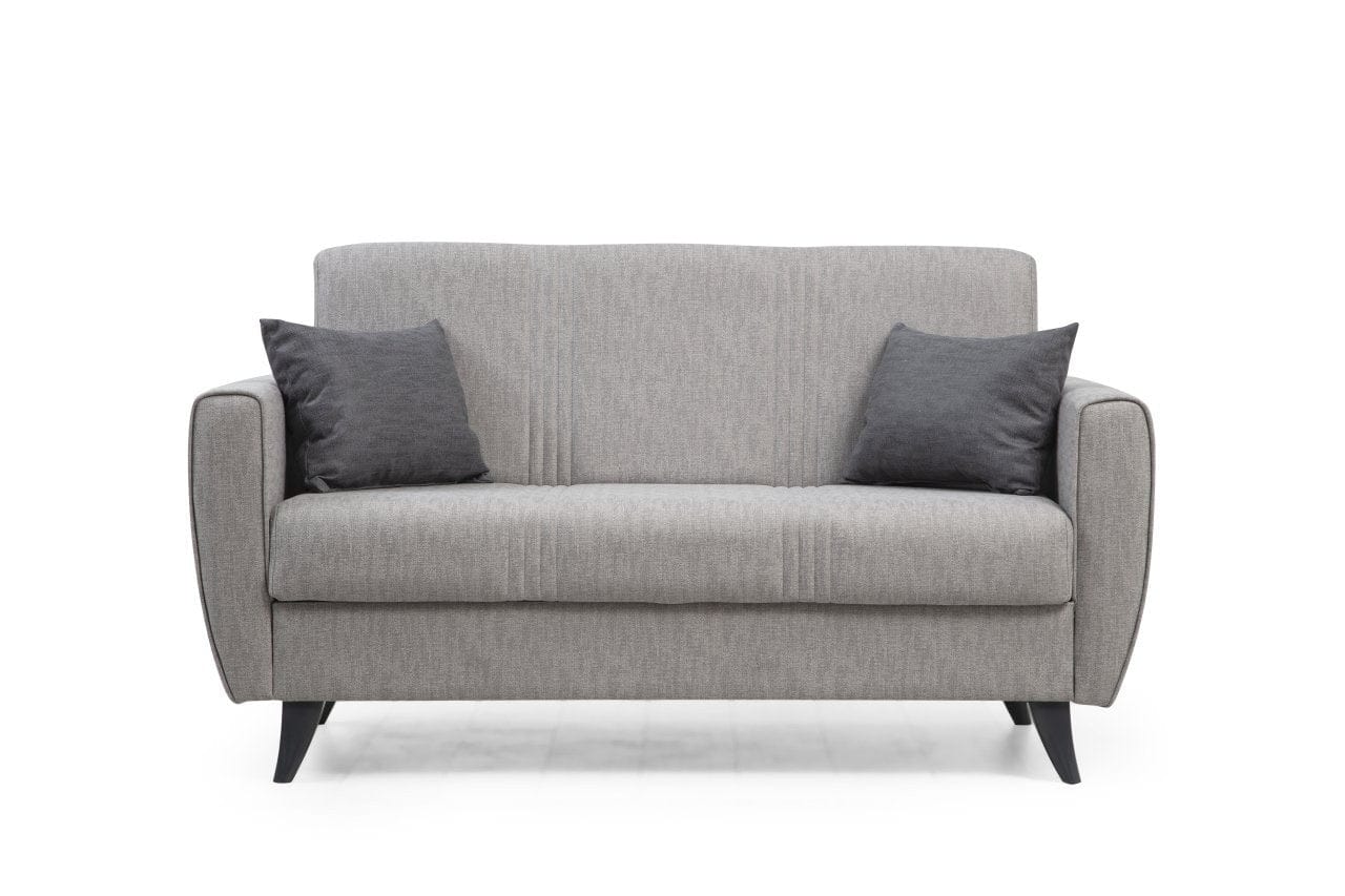 Asir Divano Letto 2 posti in tessuto Zaden Grigio