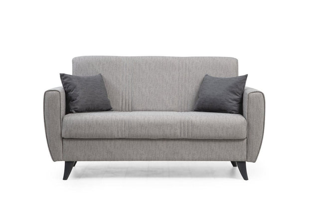Asir Divano Letto 2 posti in tessuto Zaden Grigio