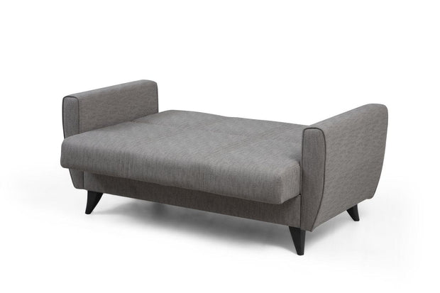 Asir Divano Letto 2 posti in tessuto Zaden Grigio