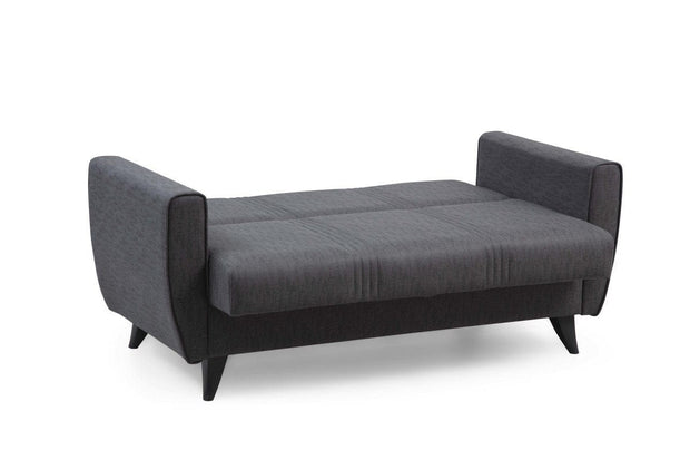 Asir Divano Letto 2 posti in tessuto Zaden Grigio
