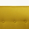 Customform Divano Letto 2 posti in tessuto Zugo Giallo