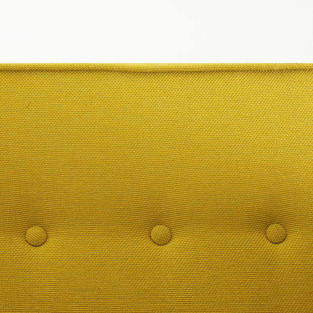 Customform Divano Letto 2 posti in tessuto Zugo Giallo