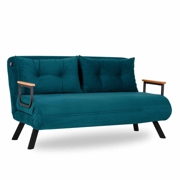 Asir Divano Letto 2 posti in velluto Sando Color