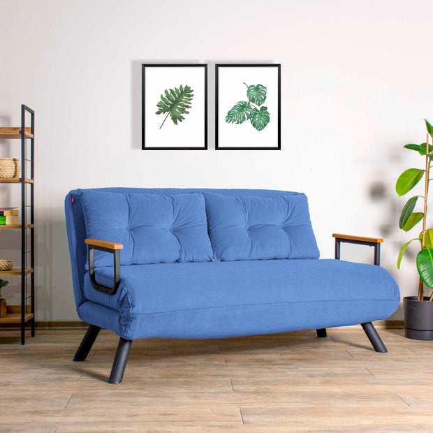 Asir Divano Letto 2 posti in velluto Sando Color
