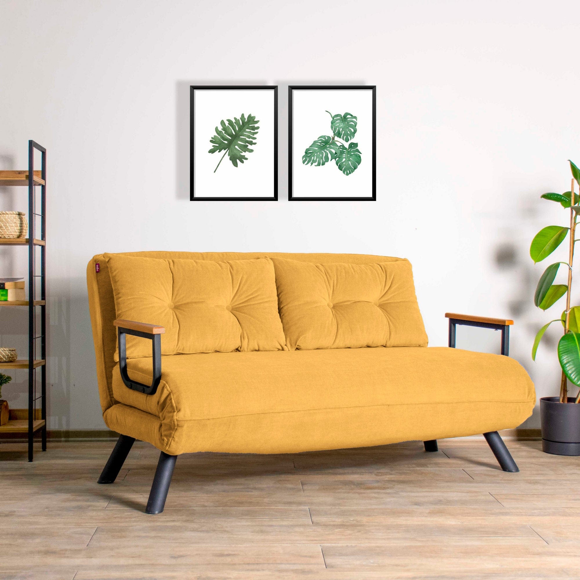 Asir Divano Letto 2 posti in velluto Sando Color
