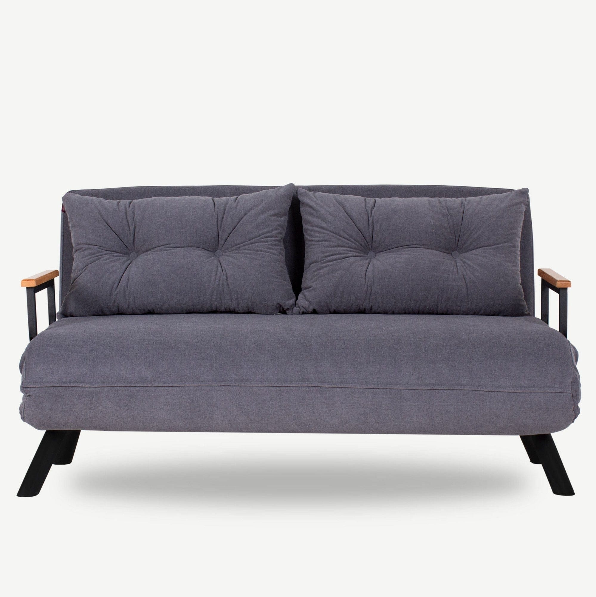 Asir Divano Letto 2 posti in velluto Sando Neutral