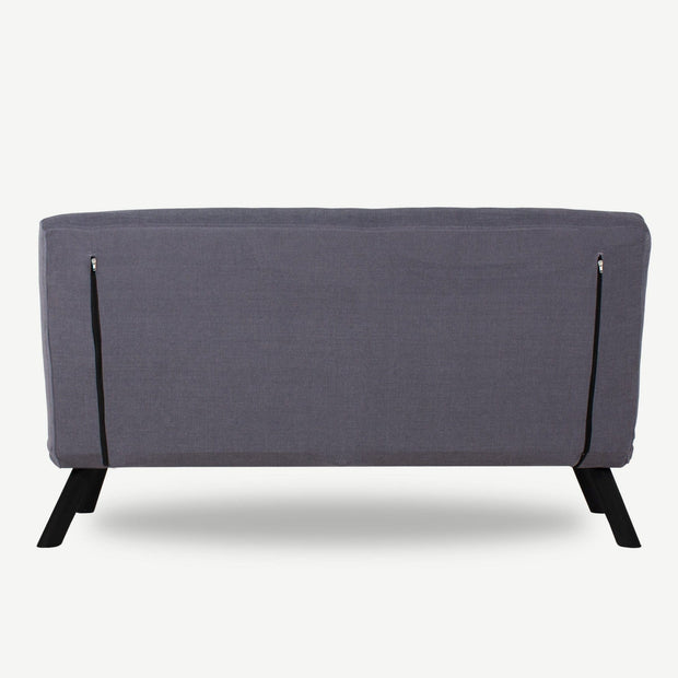 Asir Divano Letto 2 posti in velluto Sando Neutral