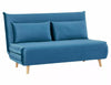 Signal Divano Letto 2 posti in velluto Spike II Blu