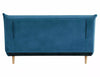 Signal Divano Letto 2 posti in velluto Spike II Blu