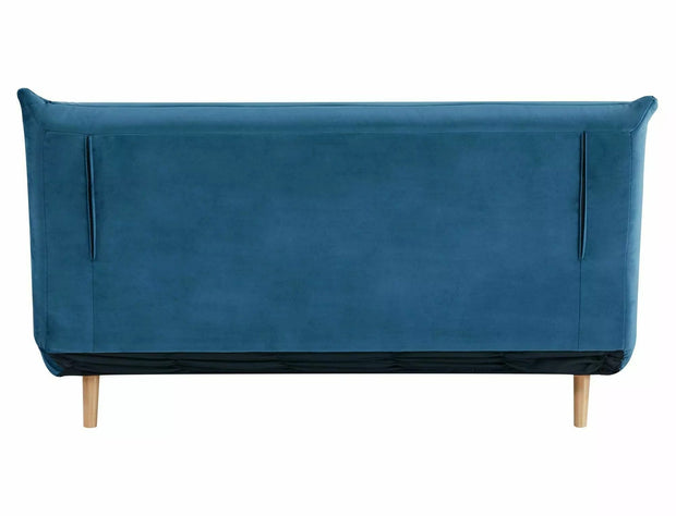 Signal Divano Letto 2 posti in velluto Spike II Blu