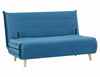 Signal Divano Letto 2 posti in velluto Spike II Blu