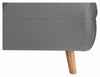 Signal Divano Letto 2 posti in velluto Spike II Grigio