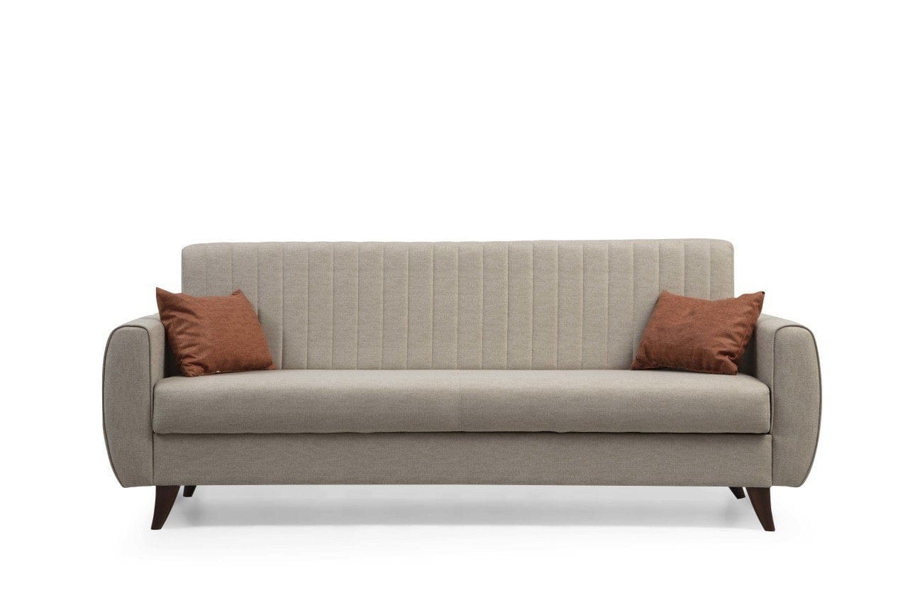 Asir Divano Letto 3 posti in tessuto Alkon Beige