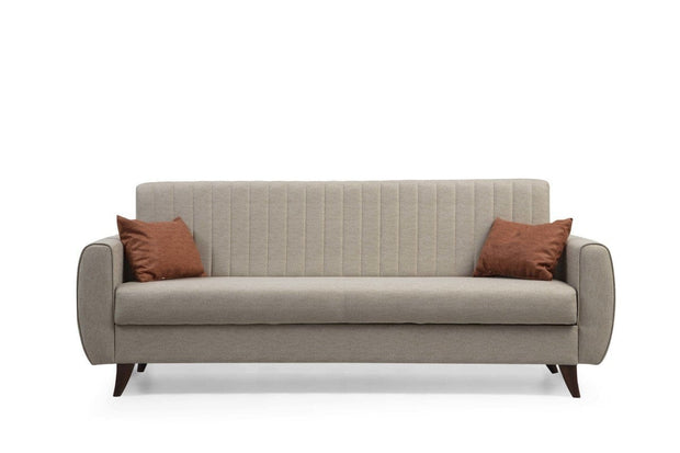 Asir Divano Letto 3 posti in tessuto Alkon Beige