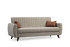 Asir Divano Letto 3 posti in tessuto Alkon Beige